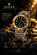 Black & Gold Two-Tone Watch