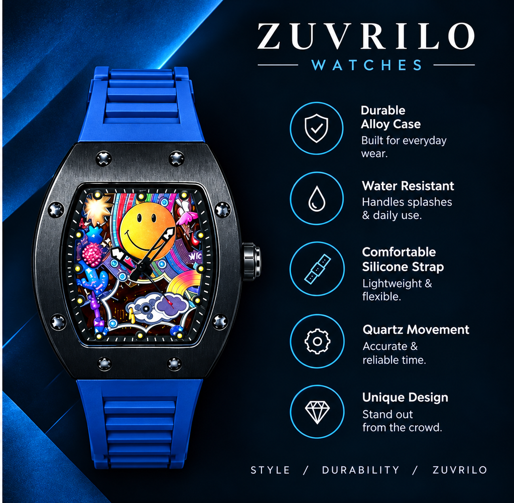 Urban Art Smiley Watch