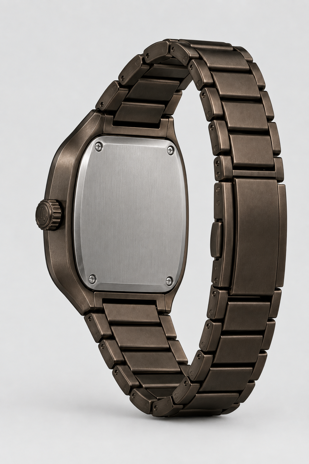 Skeleton-Style Square Watch