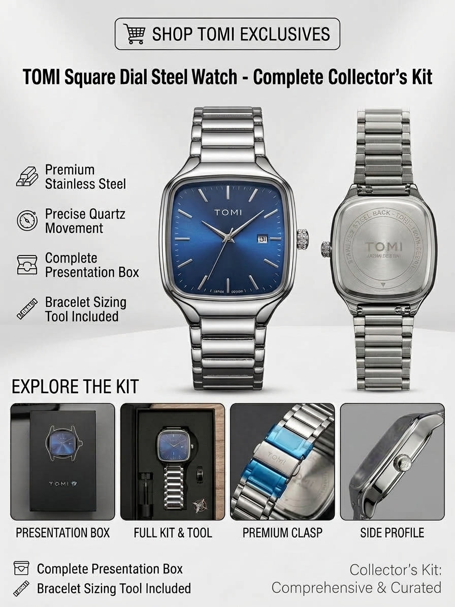 Tomi Sunray Blue Dial Watch