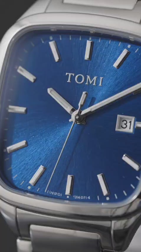 Tomi Sunray Blue Dial Watch